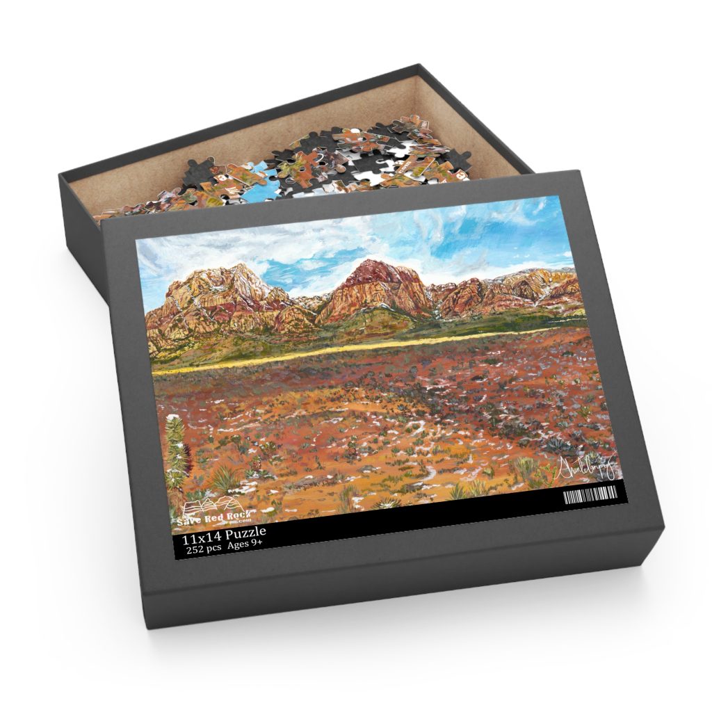 "Red Rock in Winter" puzzle