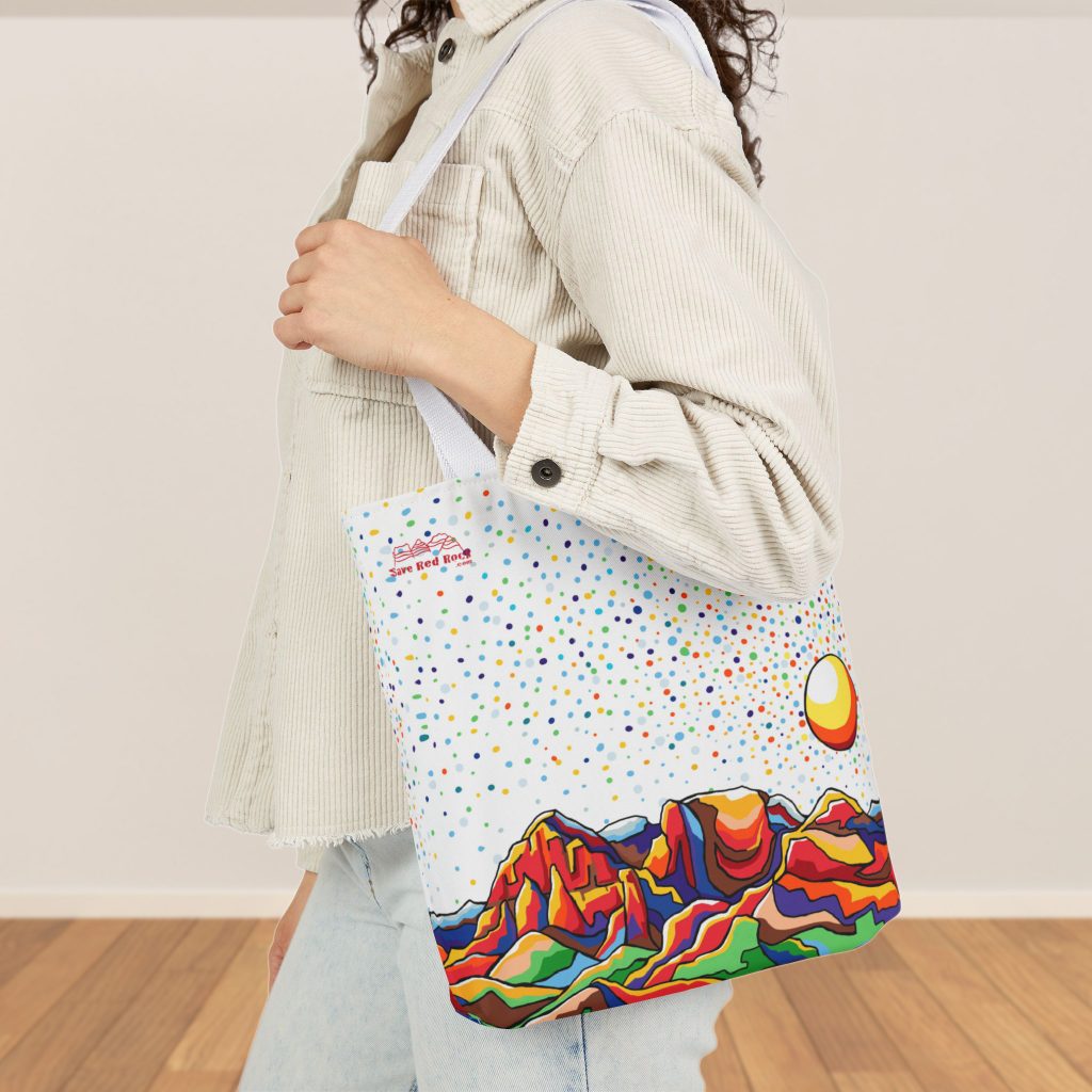 "Red Rock Doodle" tote bag
