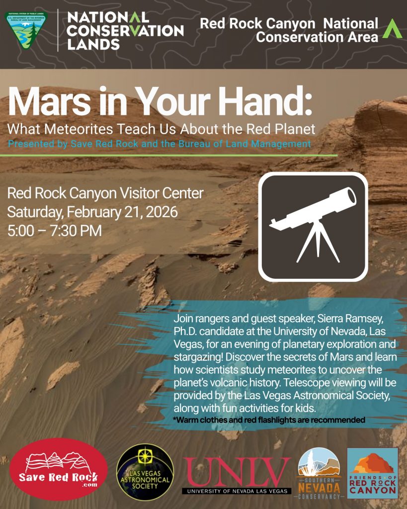 Mars in Your Hand Star Party Flyer