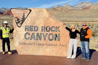 Red Rock Canyon NCA sign unveiling