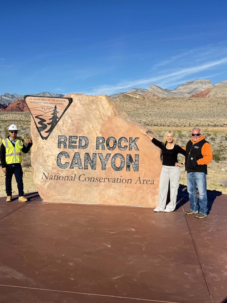 Red Rock Canyon NCA sign unveiling