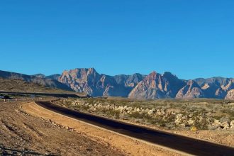 Red Rock Legacy Trail being paved